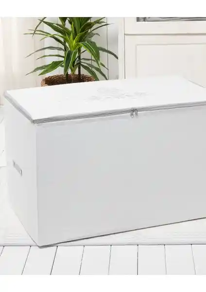 Madame Coco Çiçek Desen Baskılı Hurç: Şık ve Fonksiyonel Depolama Çözümü