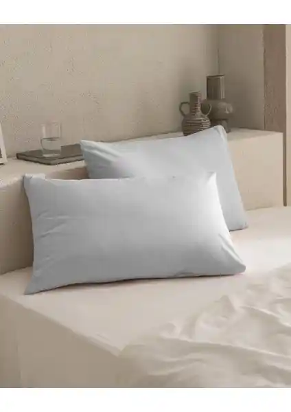 Madame Coco Manon %100 Pamuk Gri Yastık Kılıfı Seti Modern ve Dayanıklı Tasarım