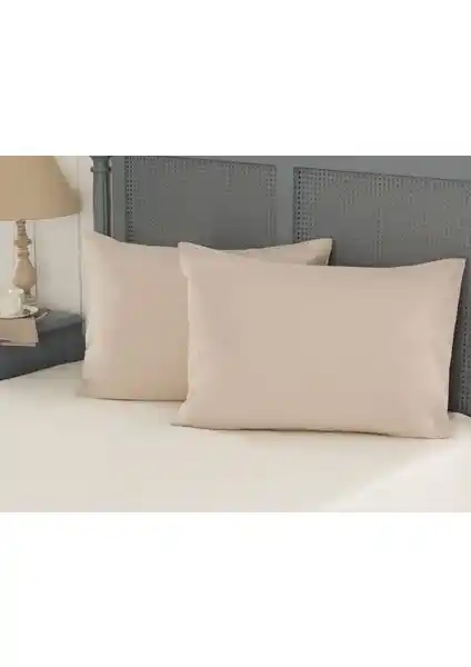 Madame Coco Manon %100 Pamuk Yastık Kılıfı Seti Taş Renkli Şık ve Dayanıklı Tasarım