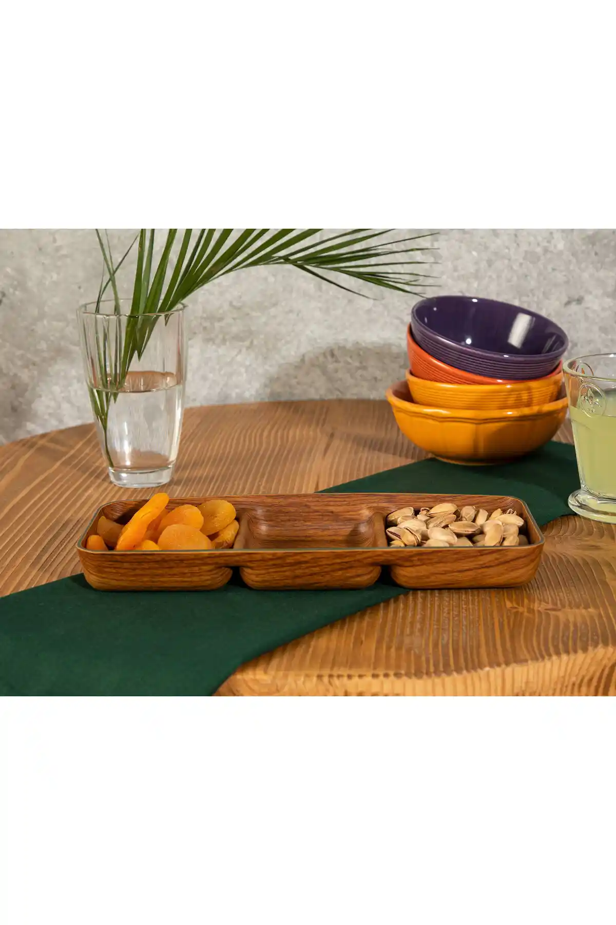 Madame Coco Marivi Üç Bölmeli Çerezlik: Şık ve Pratik Mutfak Saklama Çözümü