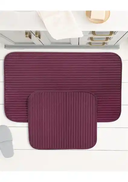 Madame Coco Mathılda 2'li Banyo Paspası Estetik ve Konfor Sunan Türk Malı Ürün