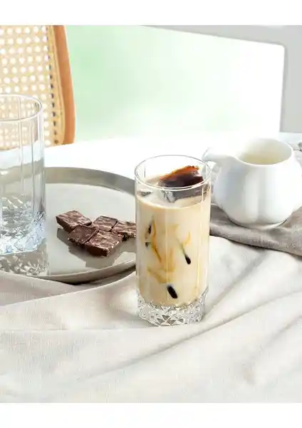 Madame Coco Pamella 4'lü Meşrubat Bardağı Seti Şık ve Dayanıklı Cam Tasarımıyla