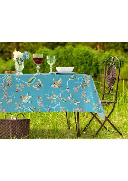 Madame Coco Violet PVC Masa Örtüsü: Şık ve Dayanıklı Tasarım ile Pratik Kullanım