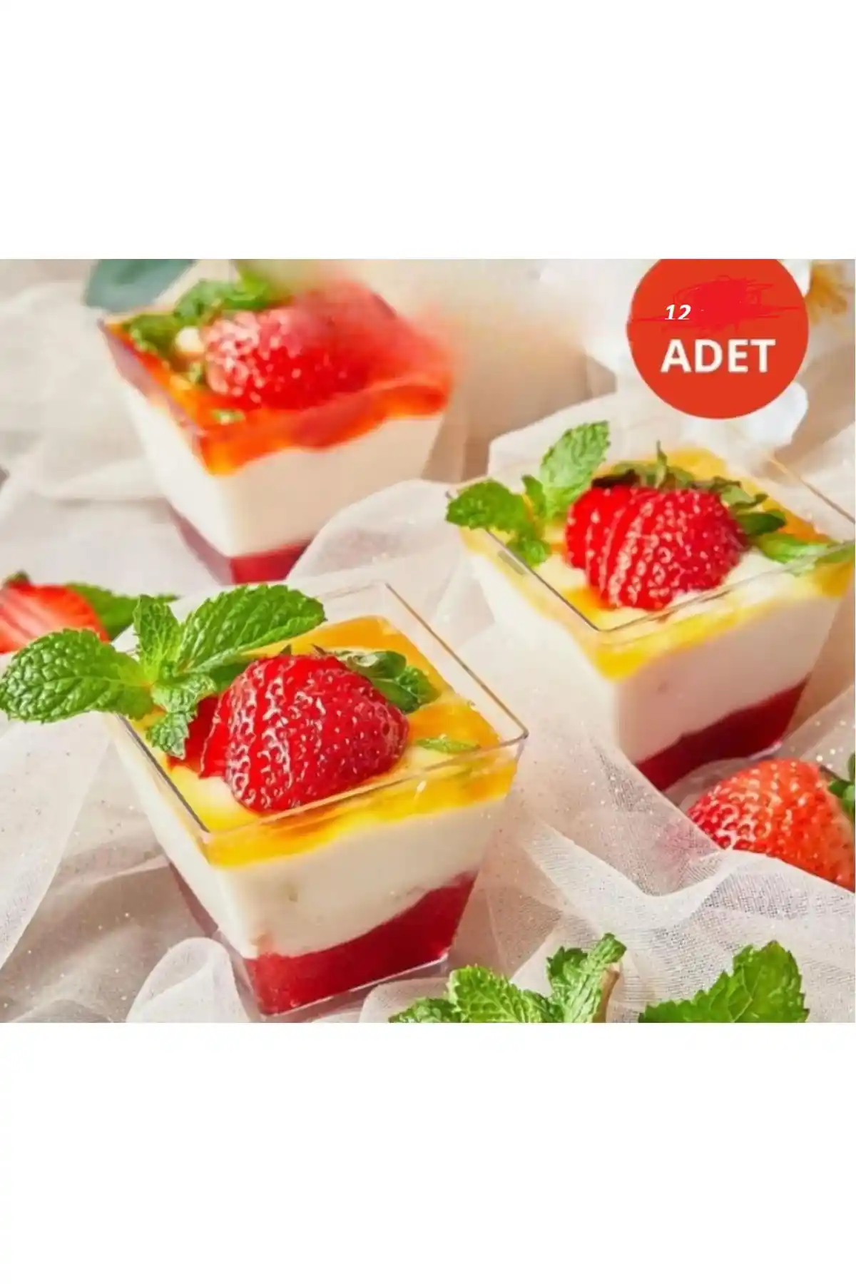 Magnolya 12'li Sunum Kase Seti Modern Tasarım ve Dayanıklılık Bir Arada