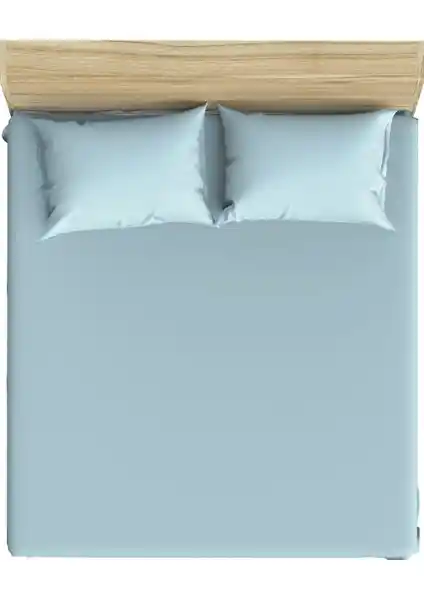 Mertim Florence Tek Kişilik Lastikli Çarşaf Açık Mavi Yatak Konforu ve Estetiği Sunar