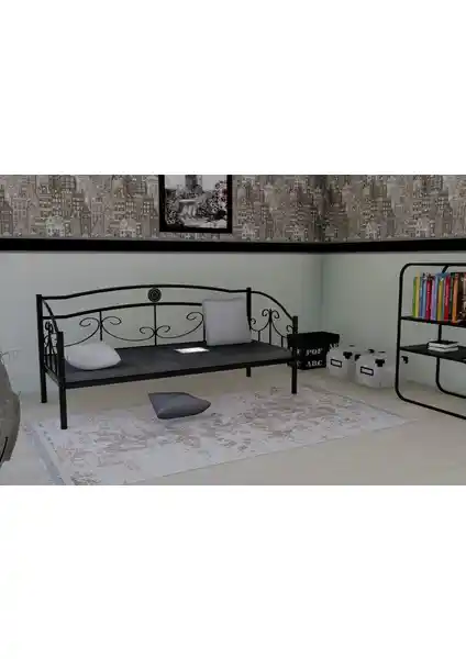 Metalia Delux Ferforje Sofa Sedir Siyah: Estetik ve Fonksiyonellik Bir Arada