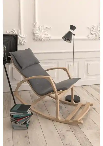 Mobil Deco Ahşap Sallanan Sandalye: Modern Tasarım ve Konforun Buluşması