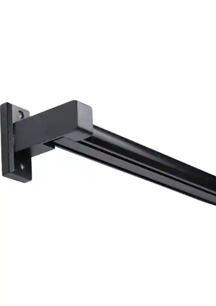 Modern ve Dayanıklı Ahşap Başlıklı Alüminyum Dekoratif Ray Korniş Çözümü