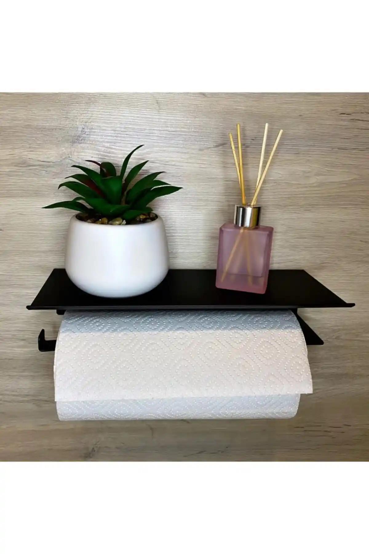 Modern ve Dayanıklı Siyah Metal Kağıt Rulo Havluluk ve Peçetelik Ürünü Özellikleri
