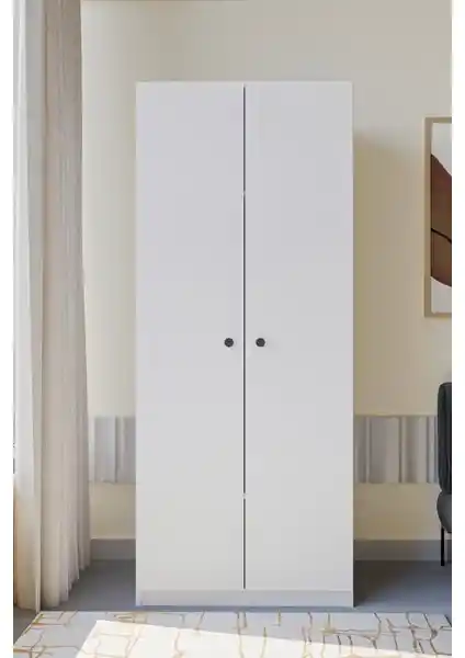 Modüleva Eva2 Kapaklı Elbise Dolabı Gardrop: Modern ve Fonksiyonel Depolama Çözümü