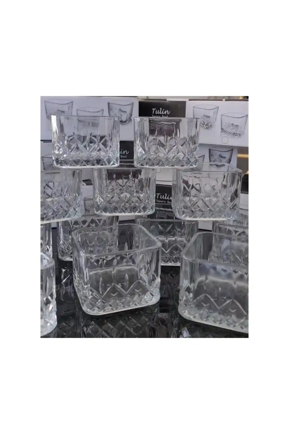 Molino Tulin Kare 6'lı Magnolia Kase: Modern ve Dayanıklı Ev Gereçleri Tasarımı