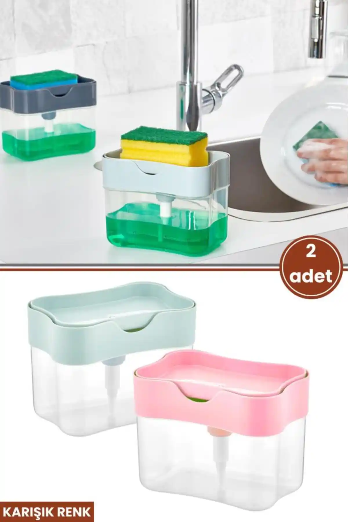 Mutfak Hijyenini ve Düzenini Sağlayan Flora Pompalı Deterjanlık Seti Tanıtımı