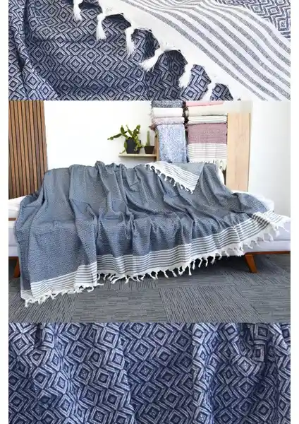 Mutlu Çeyiz Diamond Pamuklu Kolları Örten Kanepe Çekyat Örtüsü: Şık ve Dayanıklı Ev Dekorasyonu Ürünü