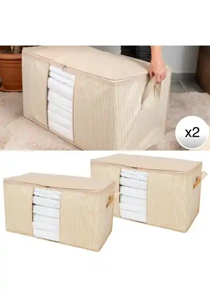 Nacarev Büyük Boy Pencereli Hurç Seti ile Evinizde Düzen ve Koruma Sağlayın