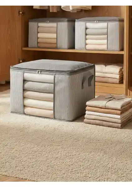 Nacarev Pencereli Kıyafet Düzenleyici Hurç Seti Evde Pratik ve Şık Depolama Çözümü