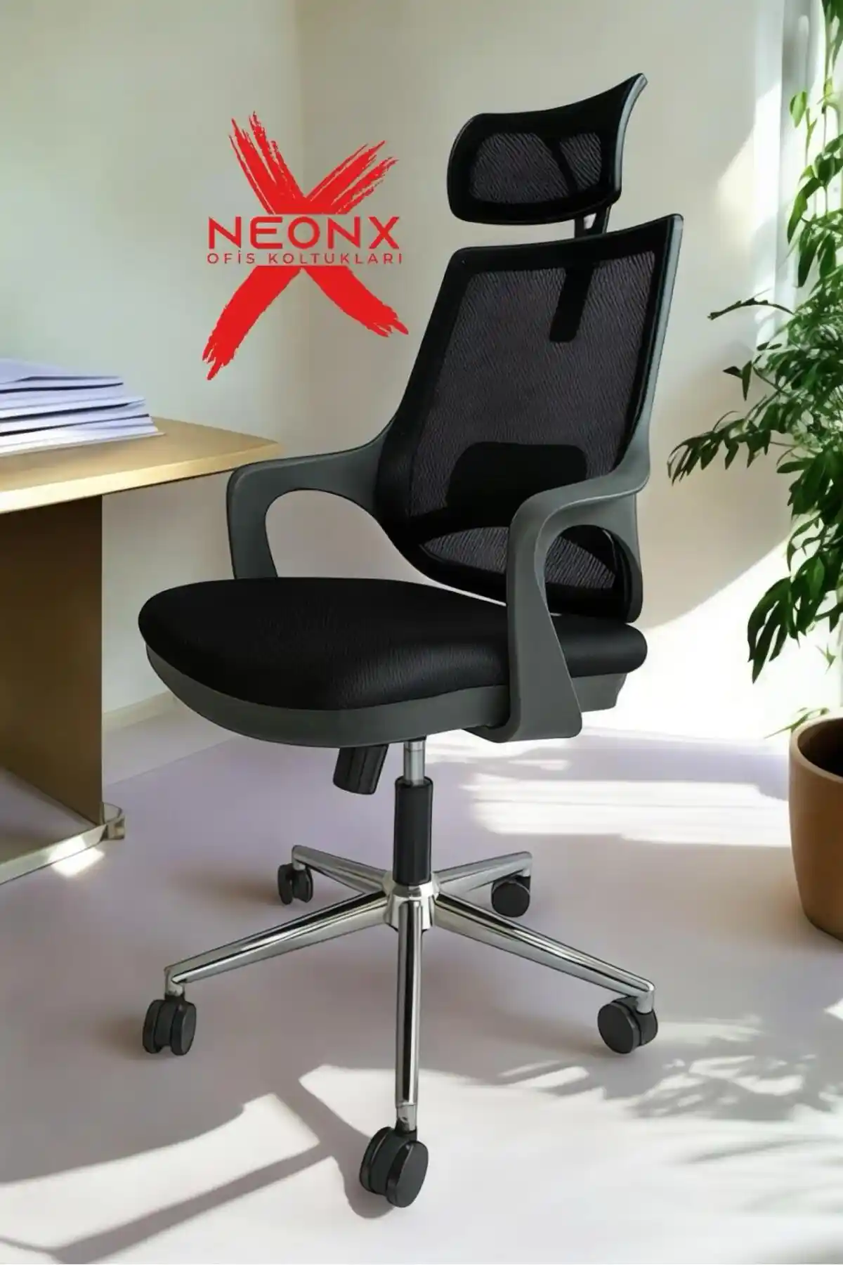 Neonx Life Plus Çalışma Sandalyesi Modern Tasarım ve Uzun Ömürlü Kullanım İçin Uygun