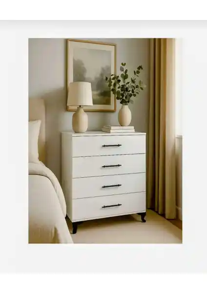 Ninna Mobilya 4 Çekmeceli Modern Şifonyer: Şıklık ve Fonksiyonellik Bir Arada