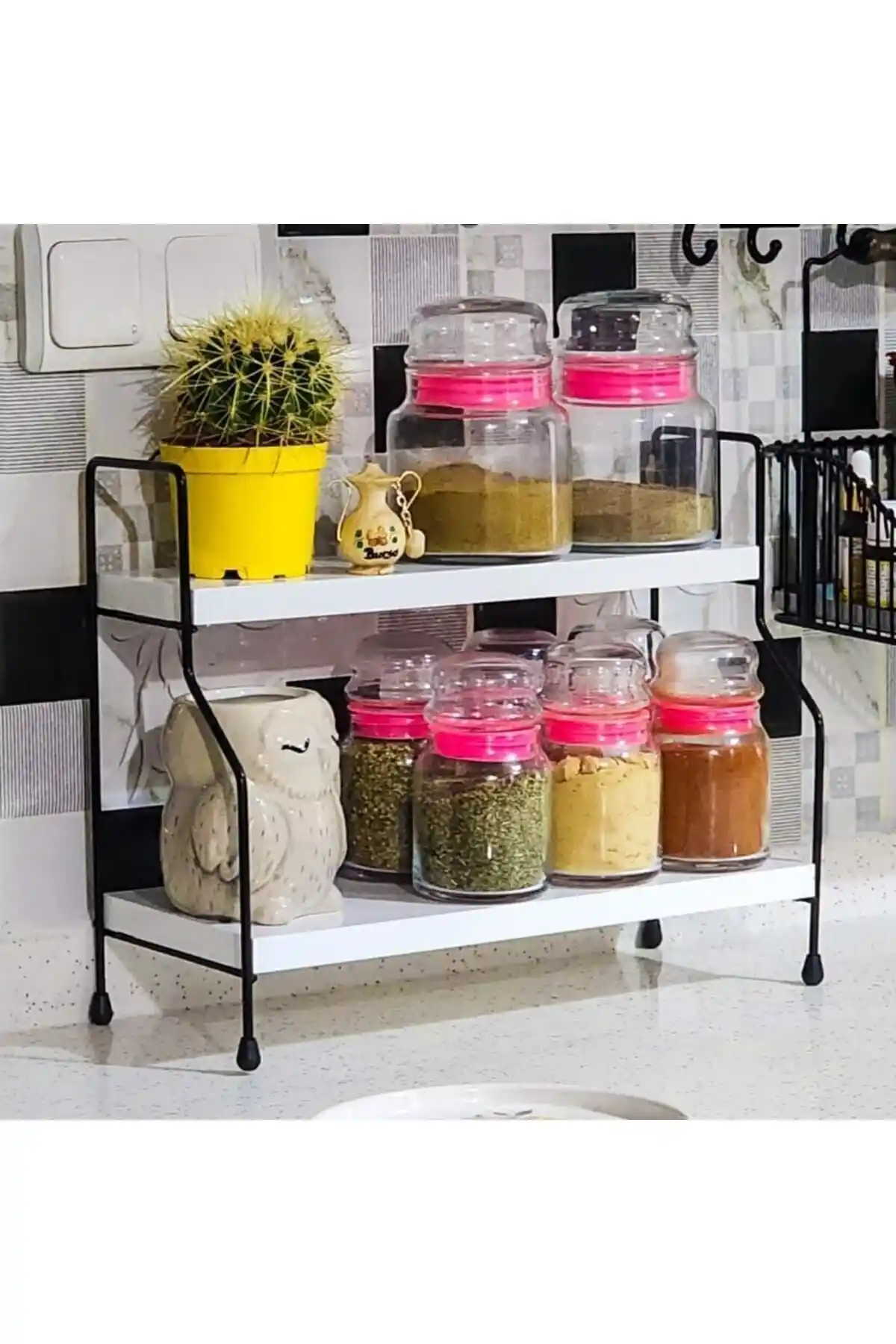 Omekan Nova Mutfak Rafı Modern ve Çok Amaçlı Tezgah Üstü Düzenleyici Çözümü