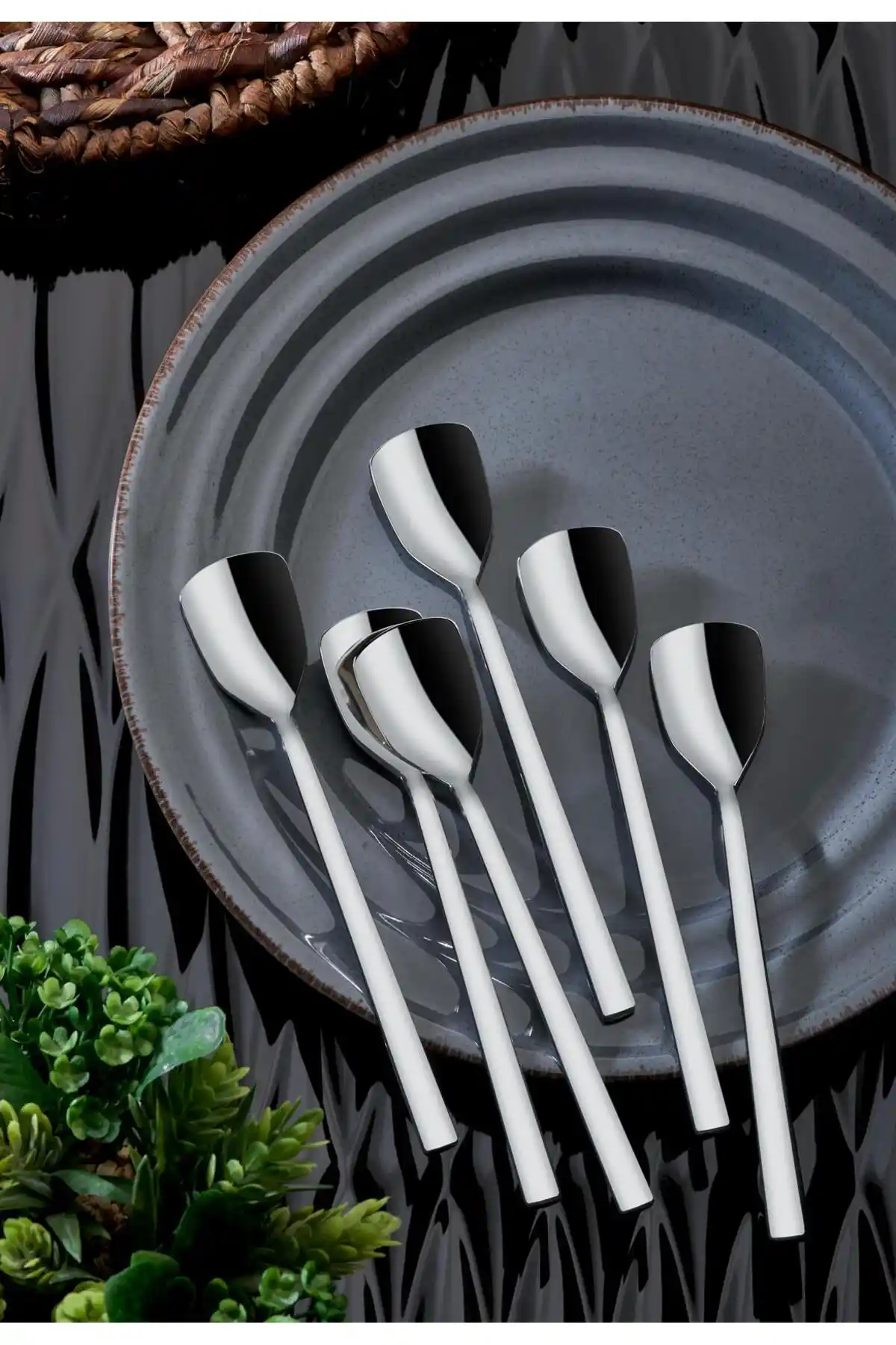 Onon Olimpos Dondurma Kaşık Seti: Şık ve Dayanıklı Paslanmaz Çelik Mutfak Gereçleri