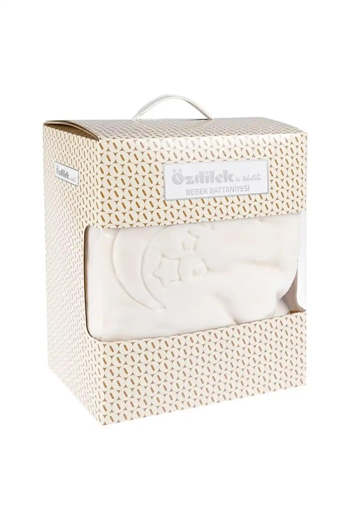 Özdilek Bebek Battaniyesi 100x200 Embos Krem Yüksek Kalite ve Şık Tasarım