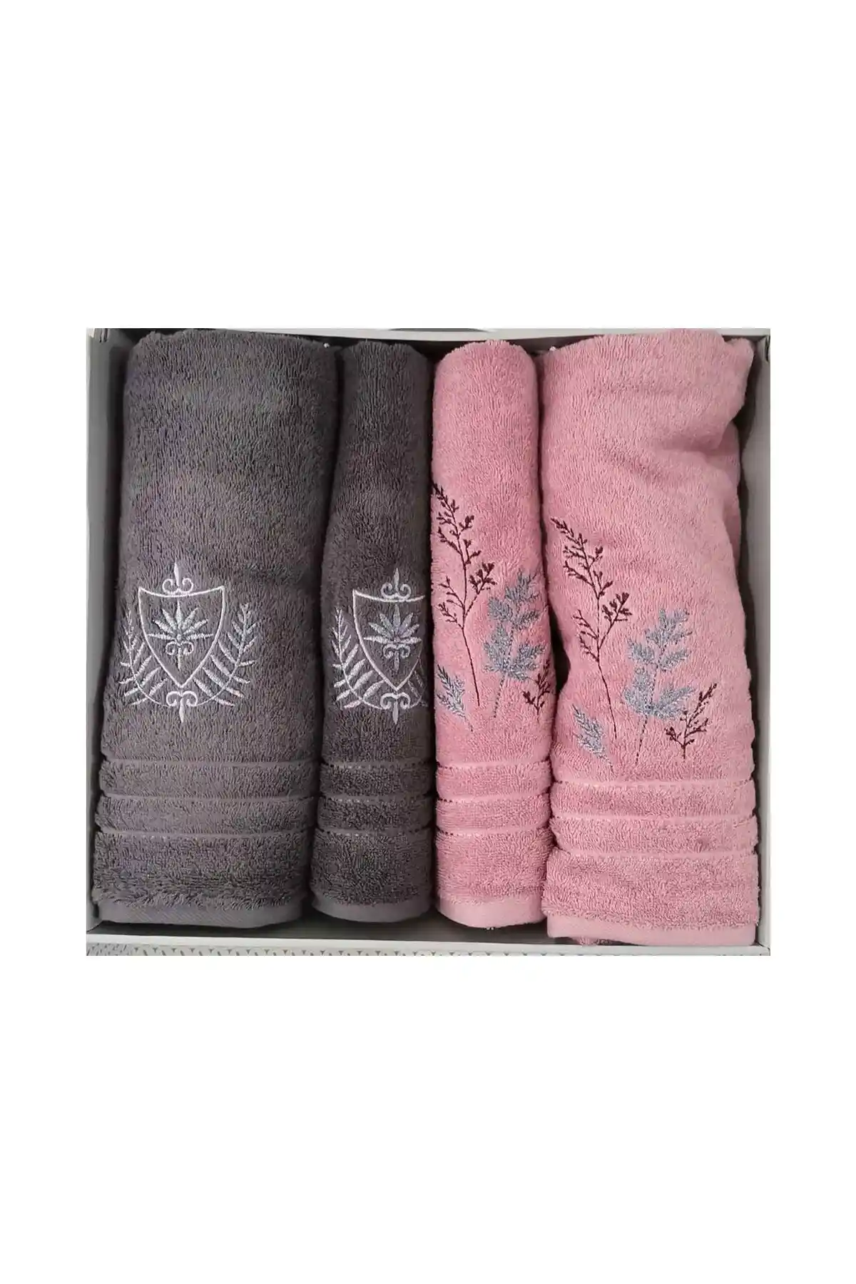 Özdilek Soft Leaf Best Set Hamam Takımı: Şık ve Konforlu Banyo Tekstili Ürünü