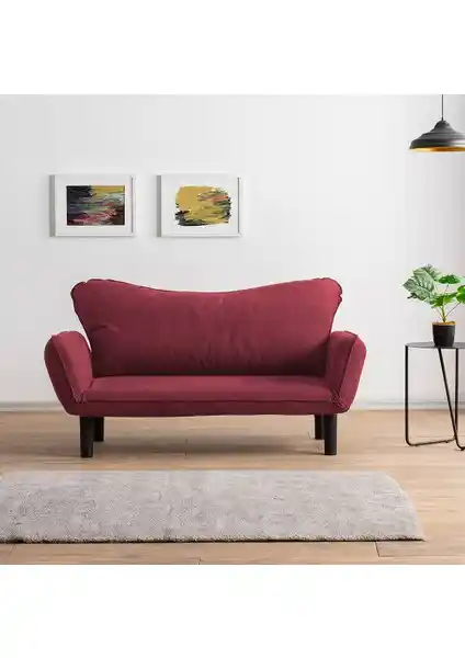 Pafu Chatto Bordo İkili Yataklı Koltuk Modern Tasarım ve Fonksiyonellik