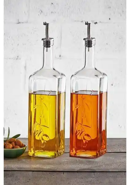 Paşabahçe 2'li Cam Yağlık ve Sirkelik Seti: Şık ve Kullanışlı Mutfak Gereçleri