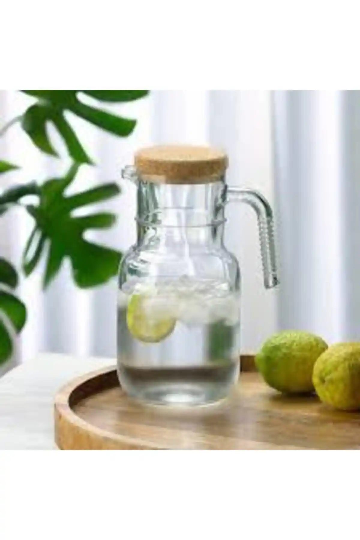 Paşabahçe 43783 Hoop Surahi 1500 cc Mantar Kapaklı Estetik ve Fonksiyonel Tasarım