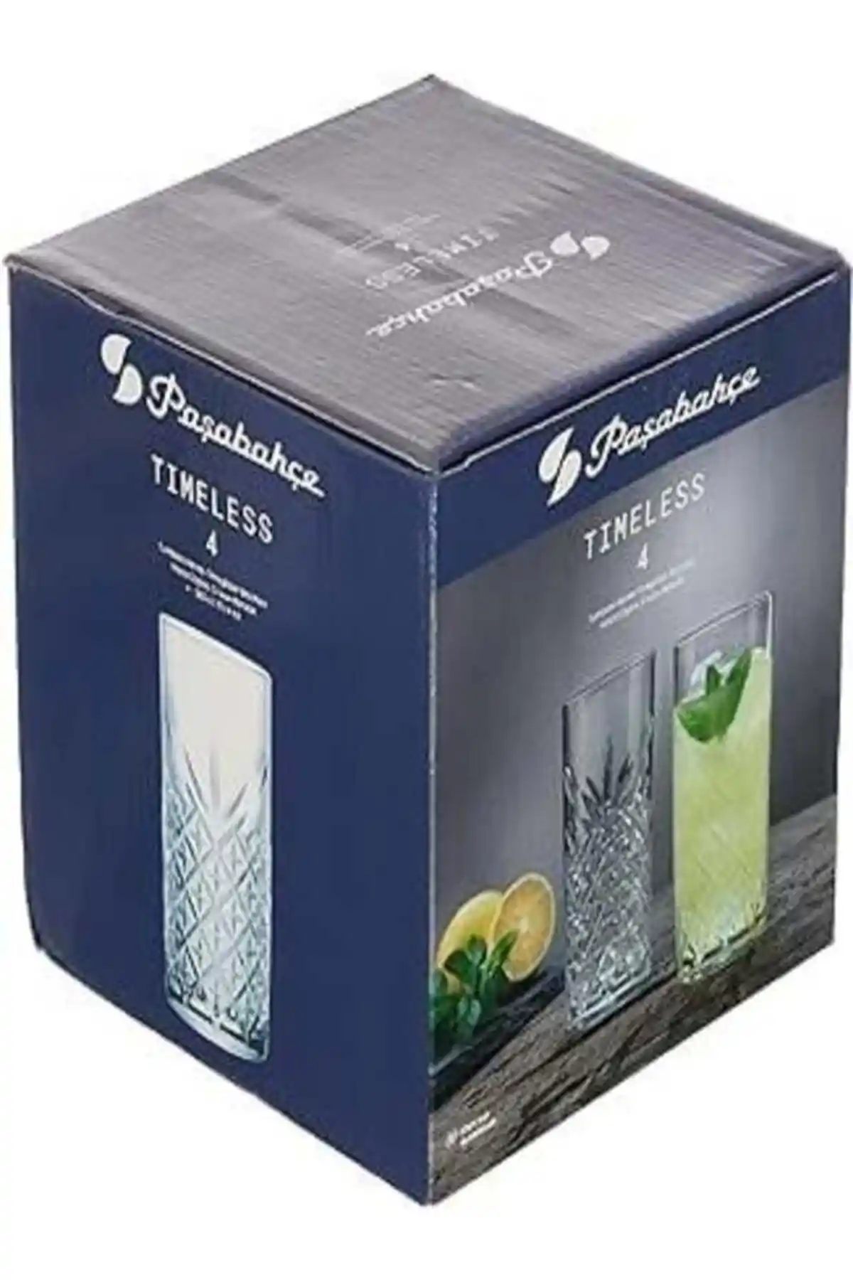 Paşabahçe 52800 Timeless 4'lü Meşrubat Bardağı Seti: Şık ve Dayanıklı Cam Tasarımıyla Günlük Kullanım