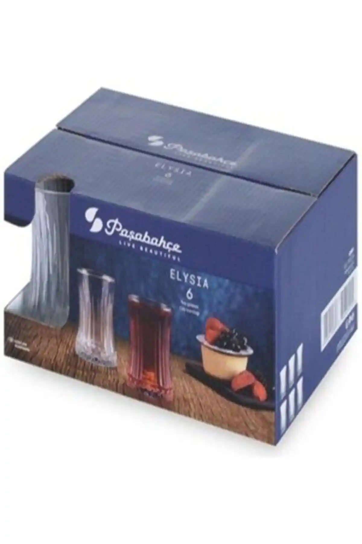 Paşabahçe Elysia 6'lı Çay Bardağı Seti: Estetik ve Fonksiyonellik Bir Arada