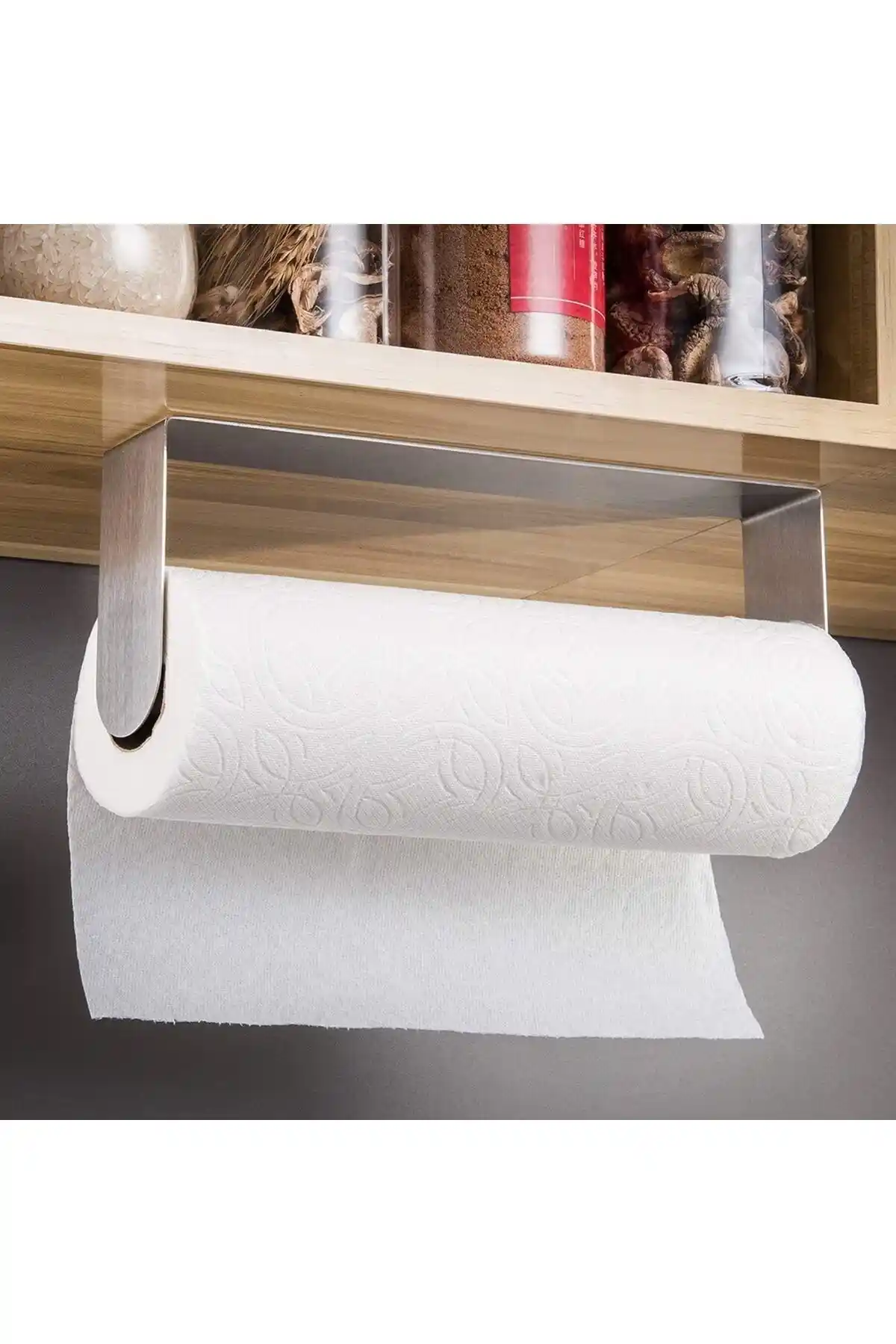 Paslanmaz Çelik Rulo Kağıt Havlu Askısı Modern ve Dayanıklı Tasarım