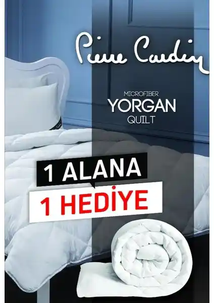 Pierre Cardin 2'li Mikro fiber Yorgan Seti Çift Kişilik Konfor ve Şıklık Sağlar