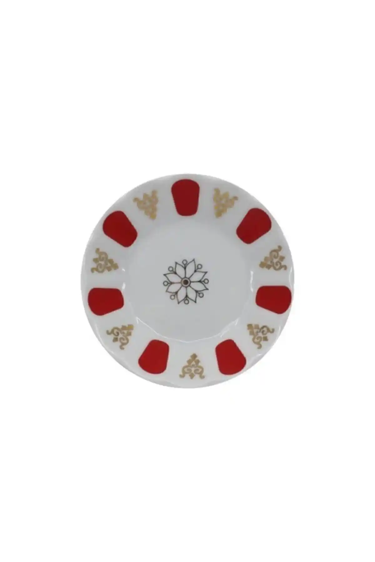 Porland Arow Marka 6'lı Porselen Çay Tabağı Seti Modern ve Retro Tasarım Şıklığı