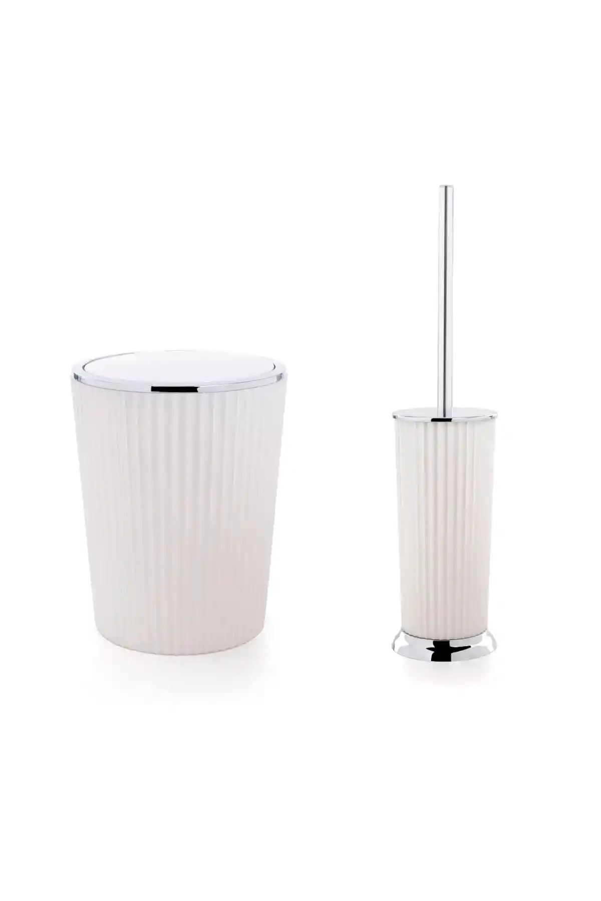 Prima Nova Nely Çöp Kovası ve Tuvalet Fırçası Seti Modern ve Şık Tasarımıyla Pratik Temizlik Çözümü