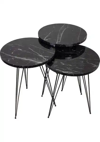 Renk Mobilya Mermer Zigon Sehpa: Şık ve Dayanıklı Modern Mobilya Parçası