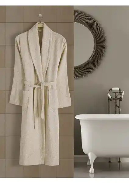 Rozet Tekstil Açık Kahve 3XL Büyük Beden Pamuklu Şal Yaka Bornoz Özellikleri ve Kullanım Alanları