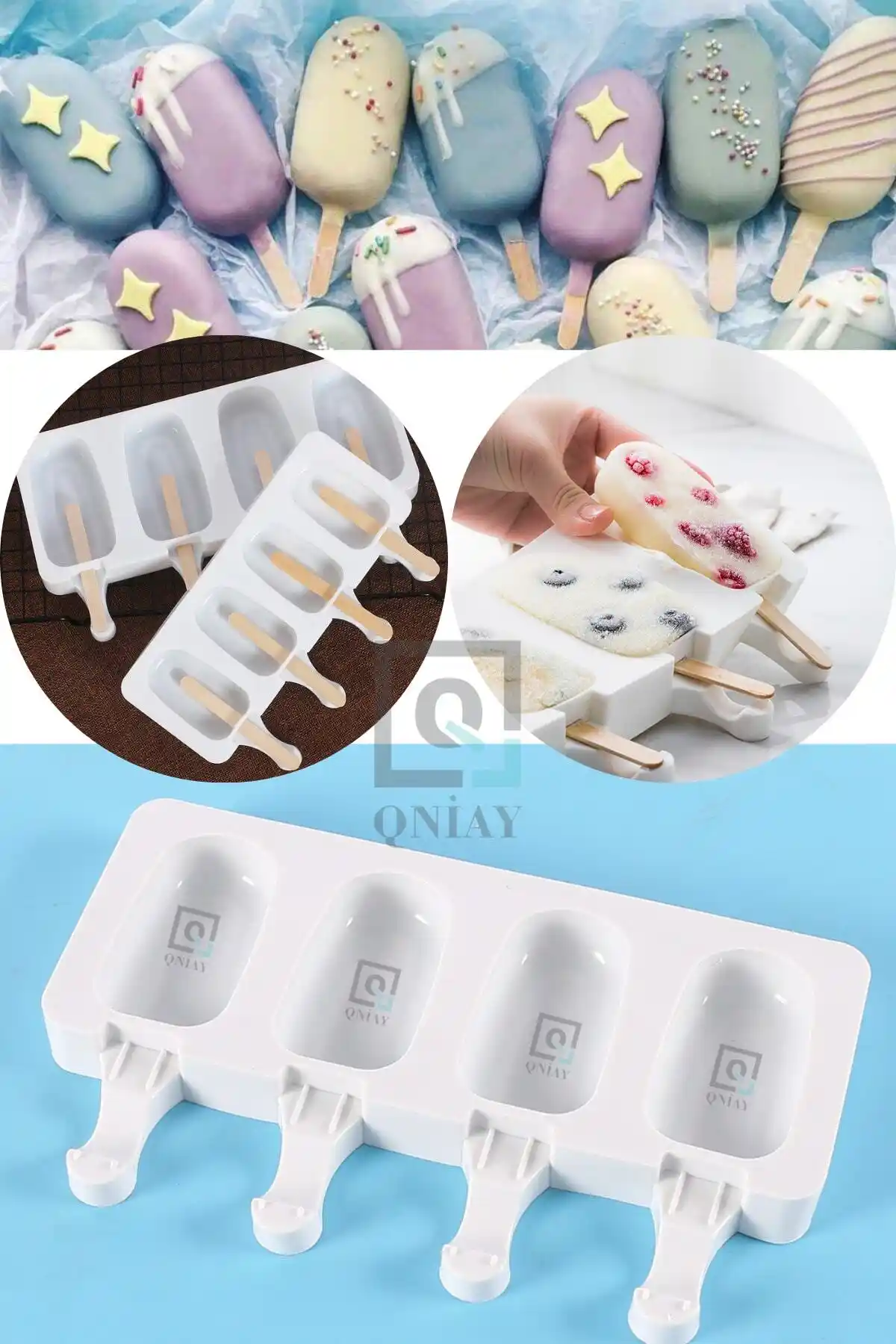 Sağlıklı ve Dayanıklı Silikon Dondurma Kalıbı Magnum Modeli Ürün Tanıtımı ve Özellikleri