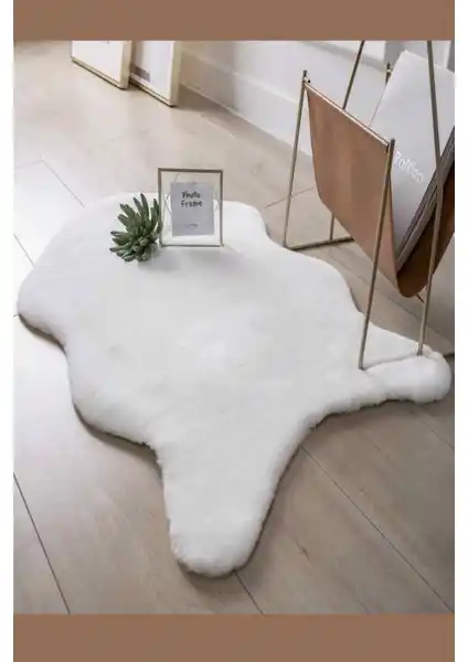 Sarar Deri Görünümlü Peluş Halı 60x100 cm şık ve konforlu ev dekorasyonu ürünü