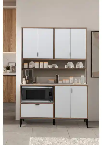 Sarmobi Arden 7 Kapaklı Kahve Köşesi: Modern ve Dayanıklı Çok Amaçlı Depolama Çözümü