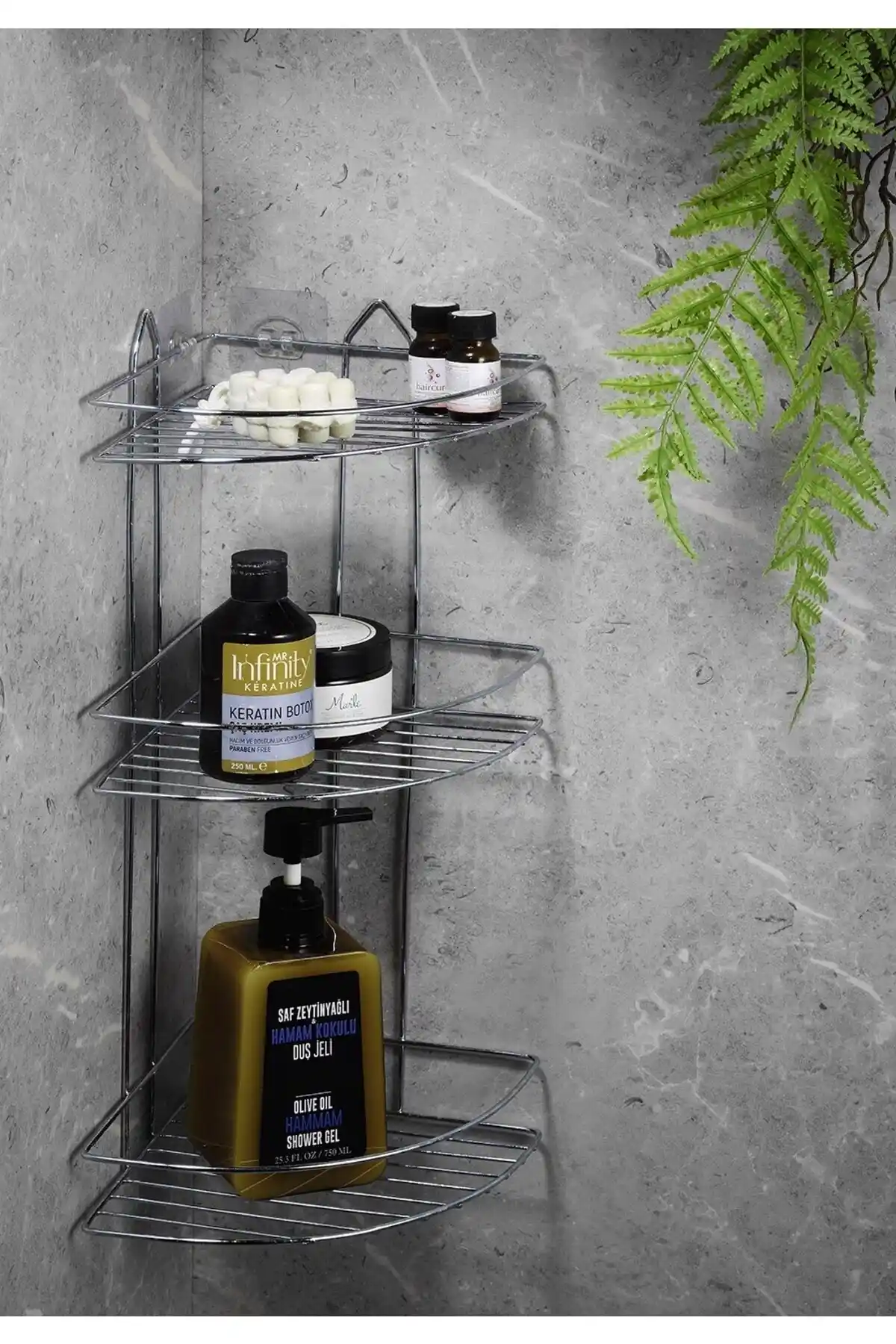 Sas Haus Paslanmaz Çelik Banyo Köşeliği Modern ve Dayanıklı Tasarım Çözümü