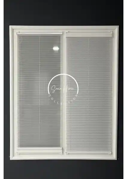 Serin Home Collection Gece Gündüz Katlanabilir Beyaz Perde Modern ve Fonksiyonel Tasarım