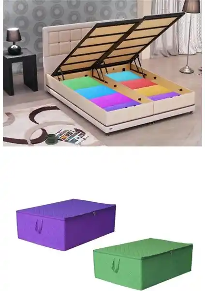 Serstil 2 Adet Baza ve Çekyat Tipi Hurç: Fonksiyonellik ve Estetiğin Buluşması