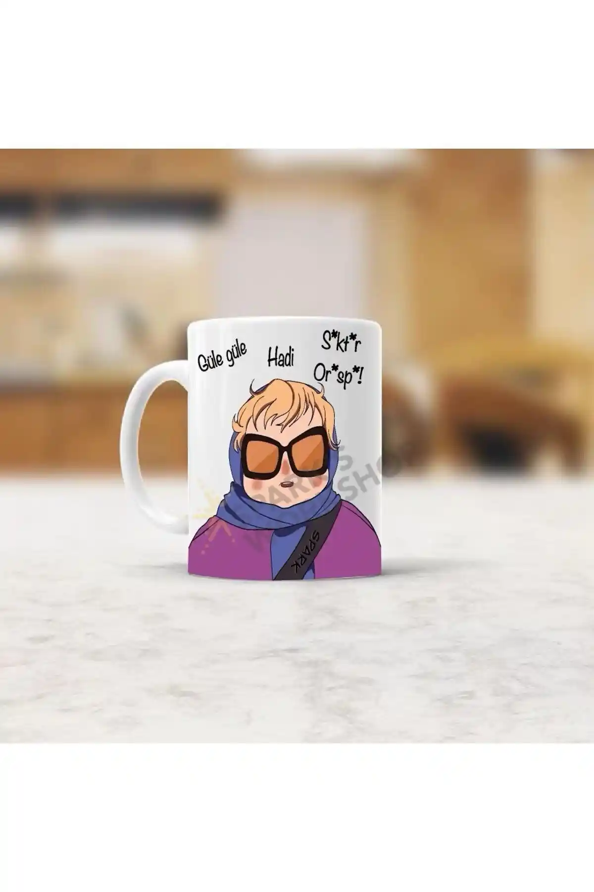 Sparks Workshop SW Baskı Kupa Modern Tasarım ve Dayanıklılık Sunan Kupa Modeli