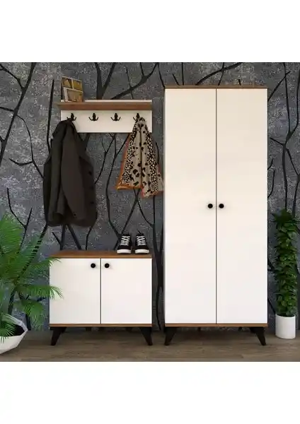 Tocco 1006 Berna Vestiyer Portmanto: Modern ve Fonksiyonel Depolama Çözümü