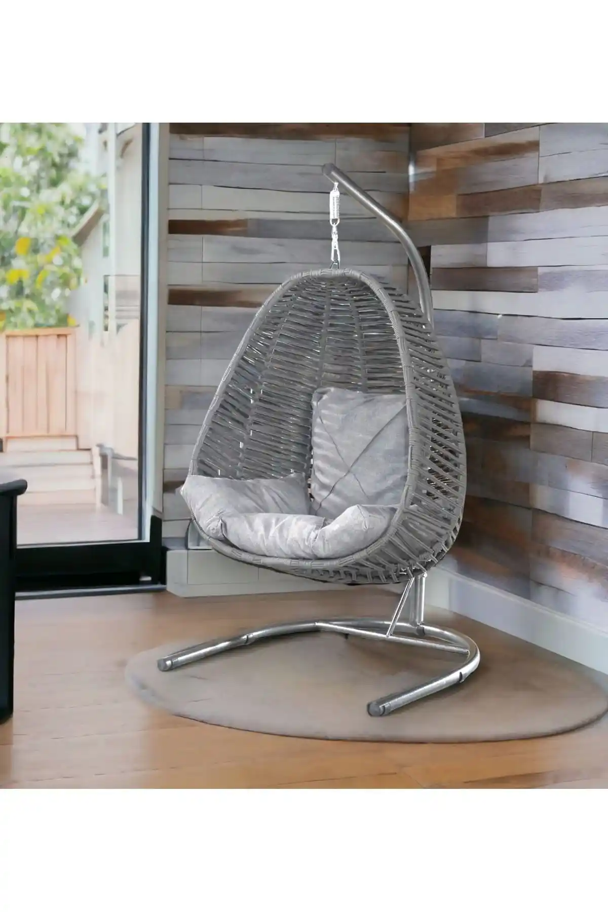 Tu Tienda Armut Salıncak Modern Tasarım ve Güçlü Yapı ile Bahçenize Renk Katın