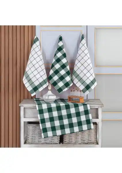 Vagonik 4'lü Mutfak Havlusu Seti: Estetik ve Fonksiyonel Kullanım İçin Uygun