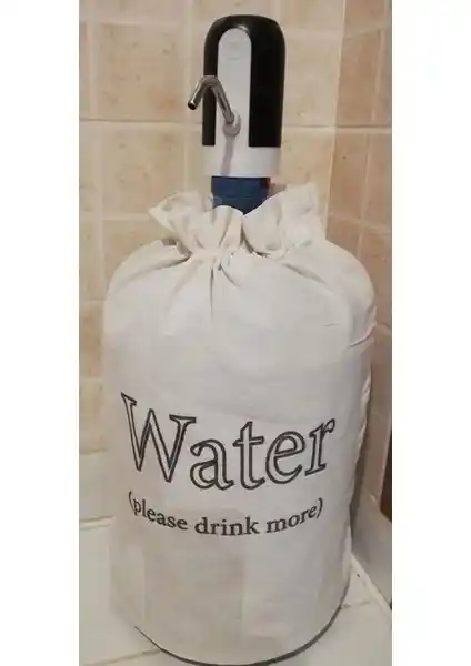 Vegüba Krem Büzgülü Water Baskılı Damacana Kılıfı İncelemesi ve Kullanıcı Yorumları