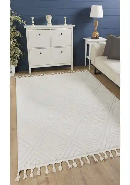 Venucci Quincey Bukleli Yu<muş>ak Peluş Post Halı: Modern ve Konforlu Ev Dekorasyonu İçin Ideal