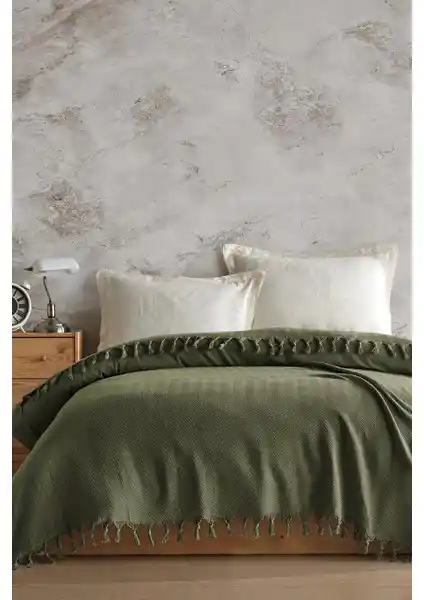 Viaden Berlino Koleksiyon Çift Kişilik Pike Takımı Doğal ve Sürdürülebilir Konfor Sağlar