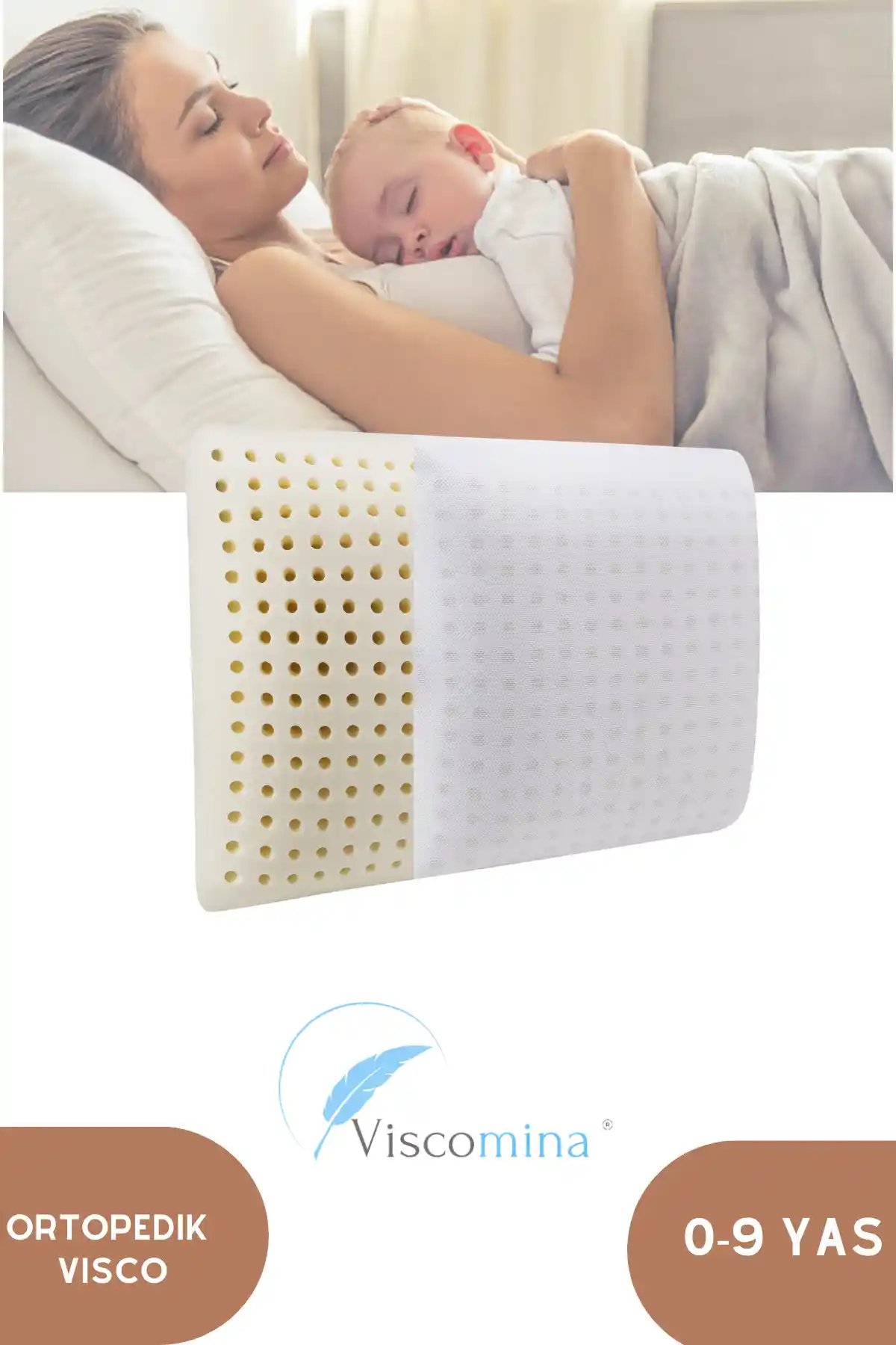 Viscomina Ortopedik Çocuk Yastığı: Sağlıklı Uyku ve Omurga Desteği İçin Uygun Seçenek